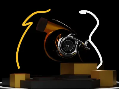 Golden Turbo 3D model