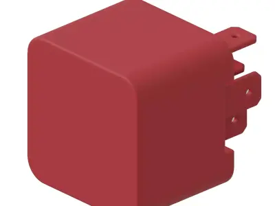 Plastic Auto Car Relay Switch Toy 3D model