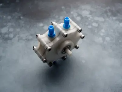 3D printed rotary air motor  3D print model