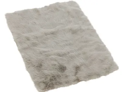 Dominick Handmade Shag Teal Area Rug 2 3D model