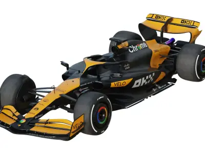 F1 McLaren MCL38 2024 3D model