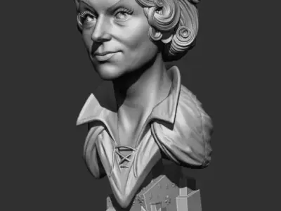 Endora Bust STL 3D print model