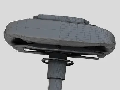 Lotus E23 Steering wheel Low-poly 3D model