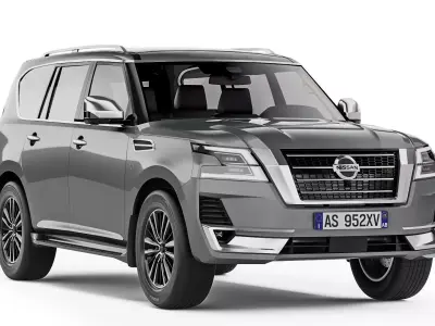 Nissan Patrol Platinum 2021 3D model