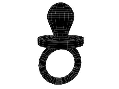 Pacifiers Decoration v1 002 Low-poly 3D model