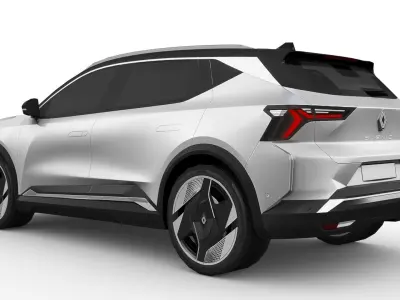 Renault Scenic E-Tech 2024 Low-poly 3D model