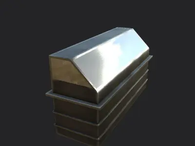 Tables and Counters Low-poly 3D model