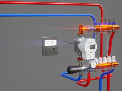Dosch 3D - Heating Systems 3D model