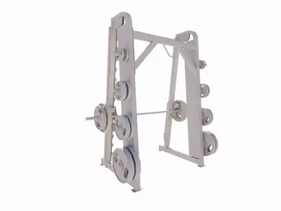 Gym Equipments-gym by Bodysolid-Machine the gym 3D model buy