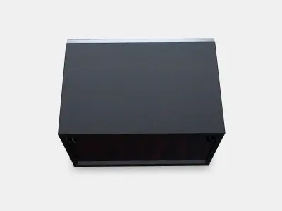 BESTA Shelf unit with glass door 7 3D model