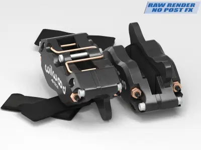 Brake Caliper Wilwood Low-poly 3D model
