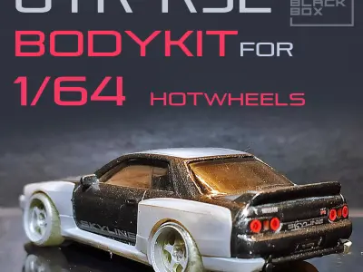 GTR R32 BODYKIT For Hotwheels 1-64 3D print model