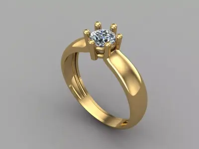 Women Ring 3DM Womens Ring 3d models 3D print model 3D print model 41