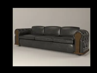 Chesterfield Sofa Luxury 3D model