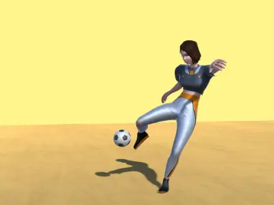 Soccer Avatars Actions 3D model