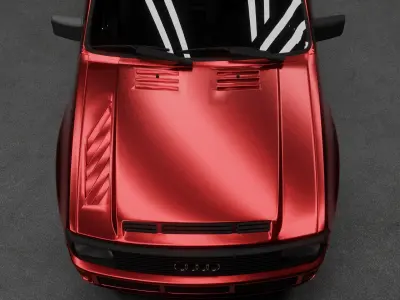 Audi Quattro S2 3D model