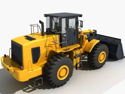 Wheel Loader 01 3D model