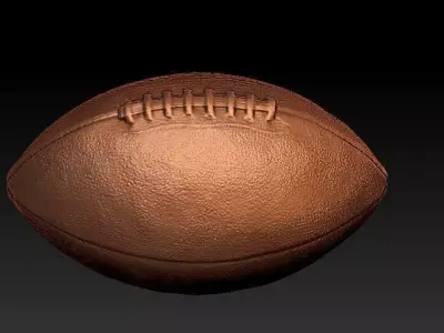 American football  3D print model