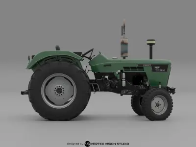 Cirta 6807 Tractor 3D Model 3D model