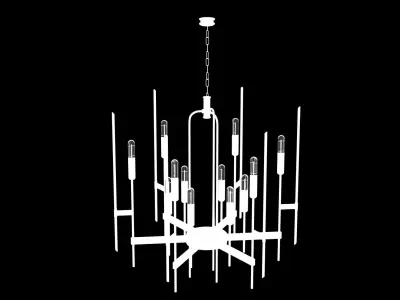 Hudson Valley Bari Chandelier Low-poly 3D model