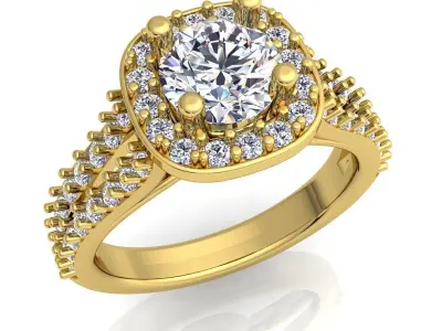 Luxury Collection Diamond Ring  3D print model