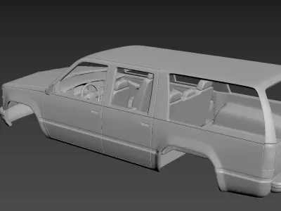 Chevrolet Suburban 1999 Body For Print 3D print model