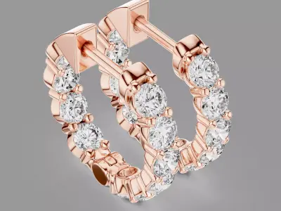  Diamond Hoops  3D print model