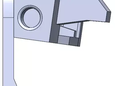 FIAT GRAND PUNTO GLOVEBOX HANDLE REPLACEMENT - 3D PRINT READY Free 3D print model