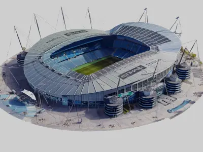 Etihad Stadium - Manchester City FC 3D model