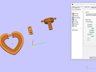 Fred Pendant 3D print model
