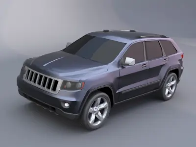  Jeep Grand Cherokee 2011 suv vehicle 3D model