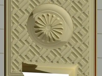 Islamic style entry with cutlist 3D model