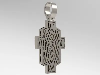 Pendant 3D print model JESUS 3D print model