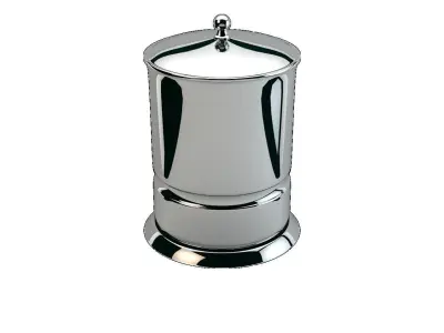 Brass Trashcan 3D model
