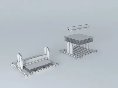 BAMBOO NAPKIN HOLDER Free 3D model