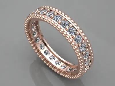 3D model ring design 3D print model