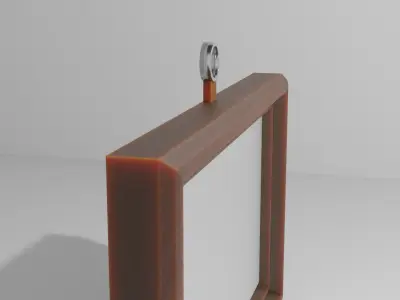Picture frame Low-poly 3D model Low-poly 3D model