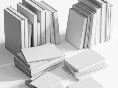 Book set02 3D model