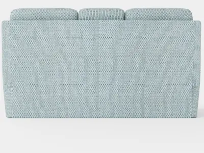 Cobalt Sofa Low-poly 3D model