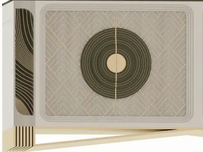  Celestial Crestwood Console Low-poly 3D model