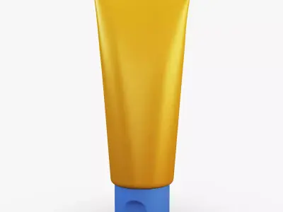Cosmetic cream tube v 3 3D model