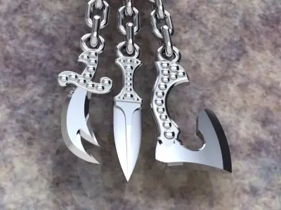 Rosary tassel 3D print model