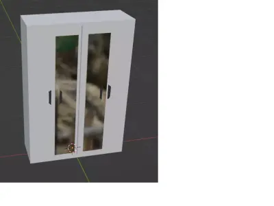 clothes cabinet Free low-poly 3D model