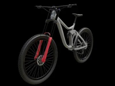 Mountain Bike MTB bicycle downhill 3D model 3D model