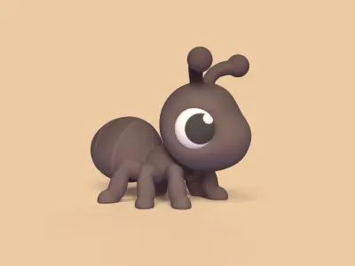 Ant Big Eyes 3D print model