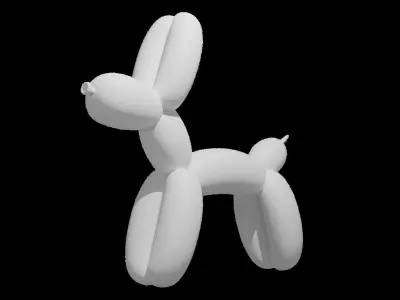 Balloon Dog Free low-poly 3D model