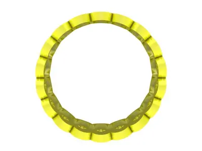 Luxury Lattice Pattern Band Ring Design 5012 3D print model