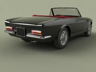 Fiat 124 Spider 3D model