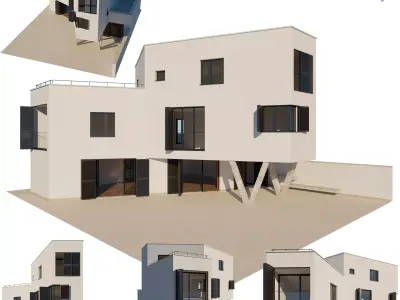 Palit house Free 3D model
