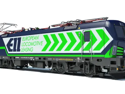 Siemens Vectron European Locomotive Leasing ELL 3D model